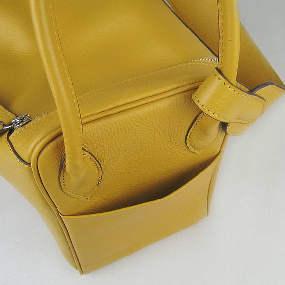 High Quality Replica Hermes Lindy 26CM Shoulder Bag Yellow - Click Image to Close